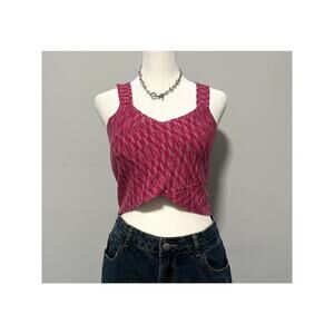 Scoop knit tank top